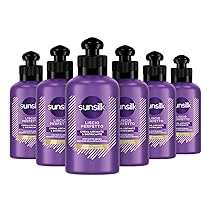 Sunsilk, Crema Districante Liscio Perfetto, Crema per Capelli Lisci a Lungo, Senza Risciacquo, Formula Active Fusion con Olio di Argan, Proteine della Seta e Biotina, 6 Pezzi da 200 ml