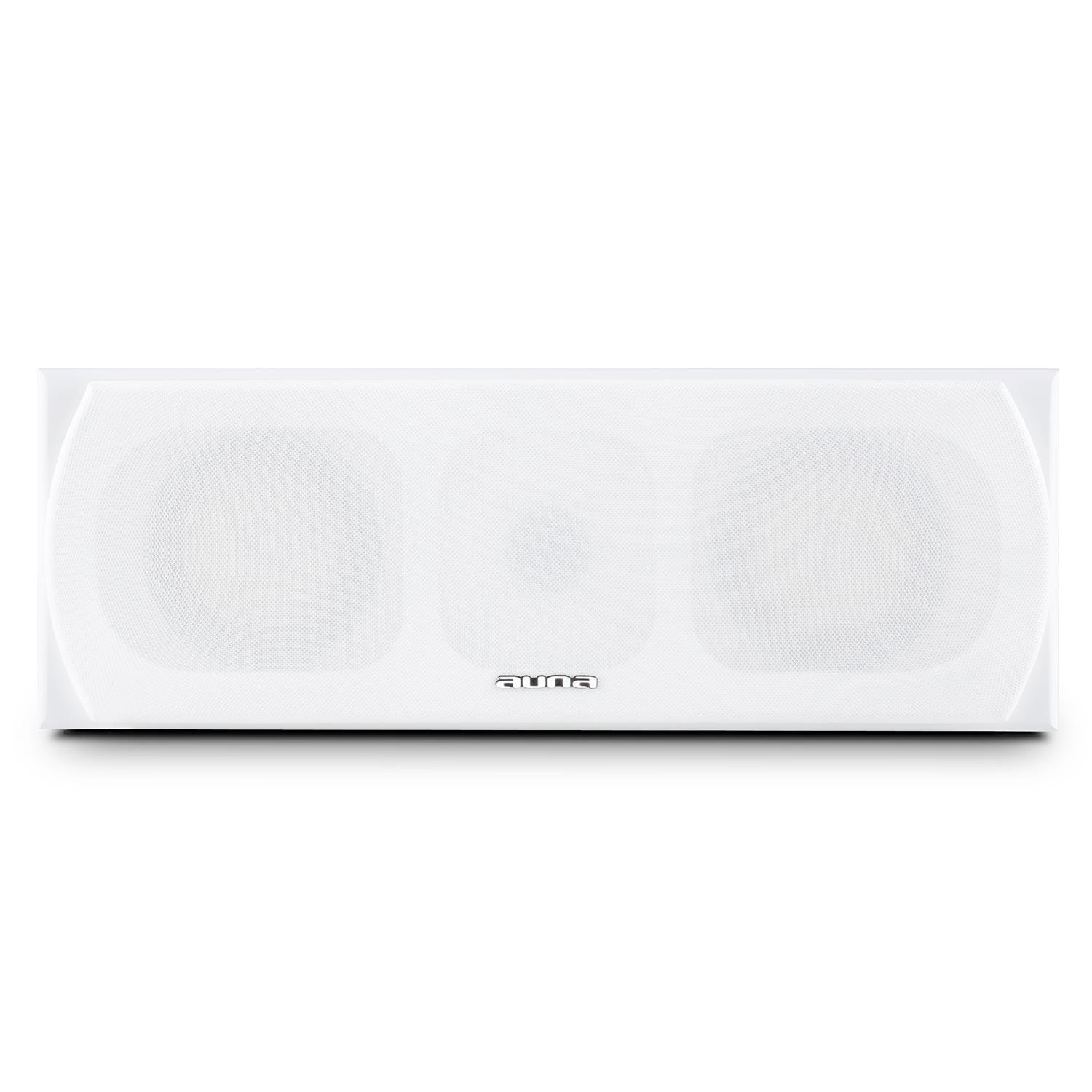 auna Linea 500A - Altoparlanti da scaffale, coppia, scatole attive, potenza: 2 x 60 Wmax. / 2 x 30 W RMS, woofer: 5 (12,5 cm), Tweeter