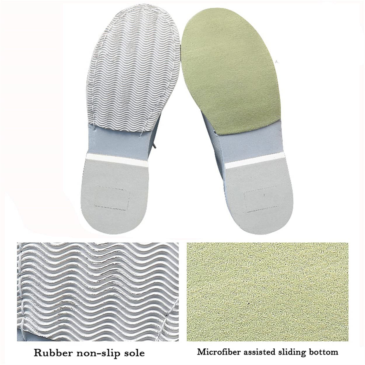 DAMANDO Bowls Zapatos para Hombres, Zapatos De Bolos De Cuero Comfort Masculino Bowling Trainers