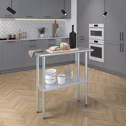 Miniatura 6 de Mesa de trabajo de acero inoxidable, mesa de metal