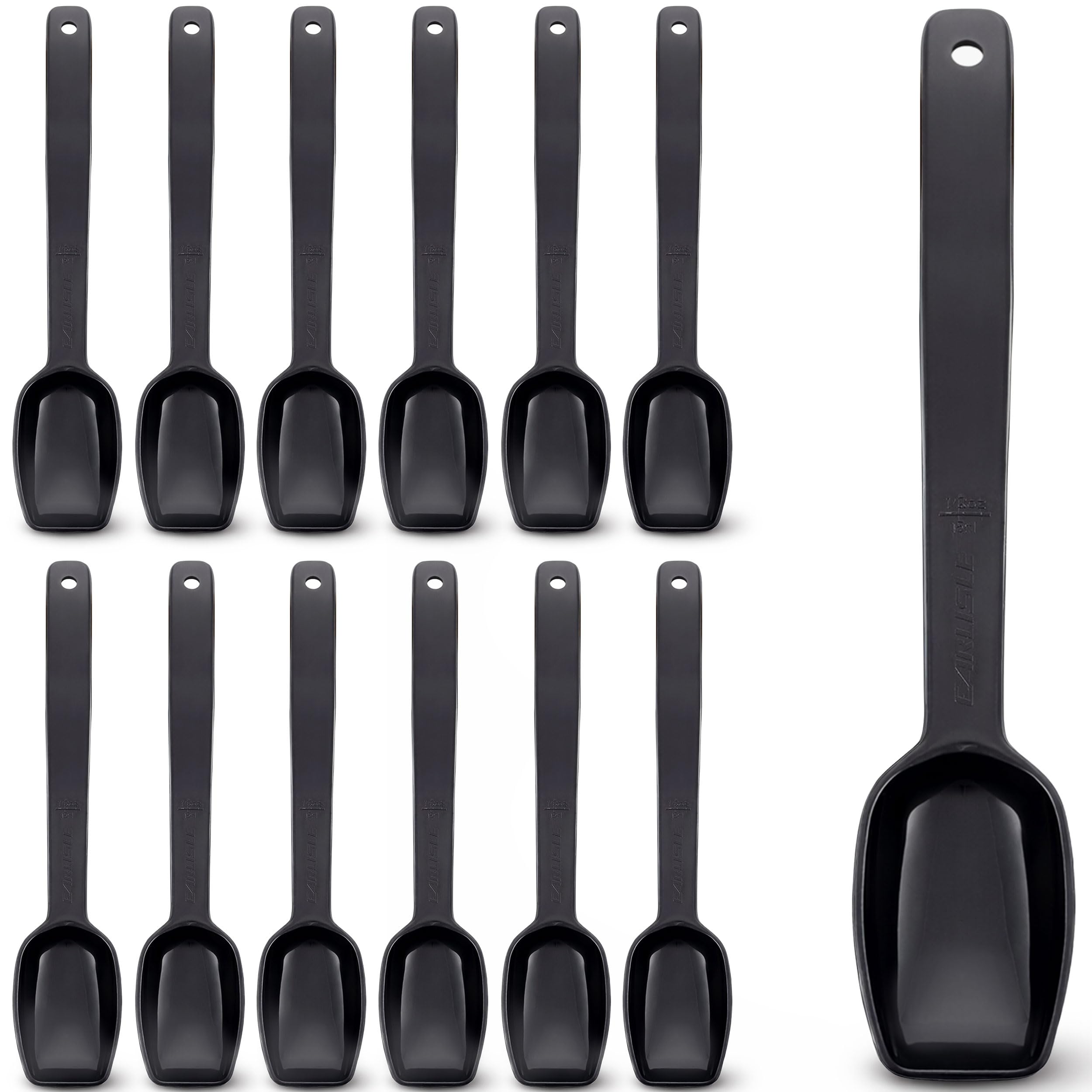 Carlisle FoodService Products 9 in Buffet Pasta Fork, 0.5 oz Polycarbonate Serving Fork, Heat Resistant Salad Bar Utensil, Black, Pack of 12