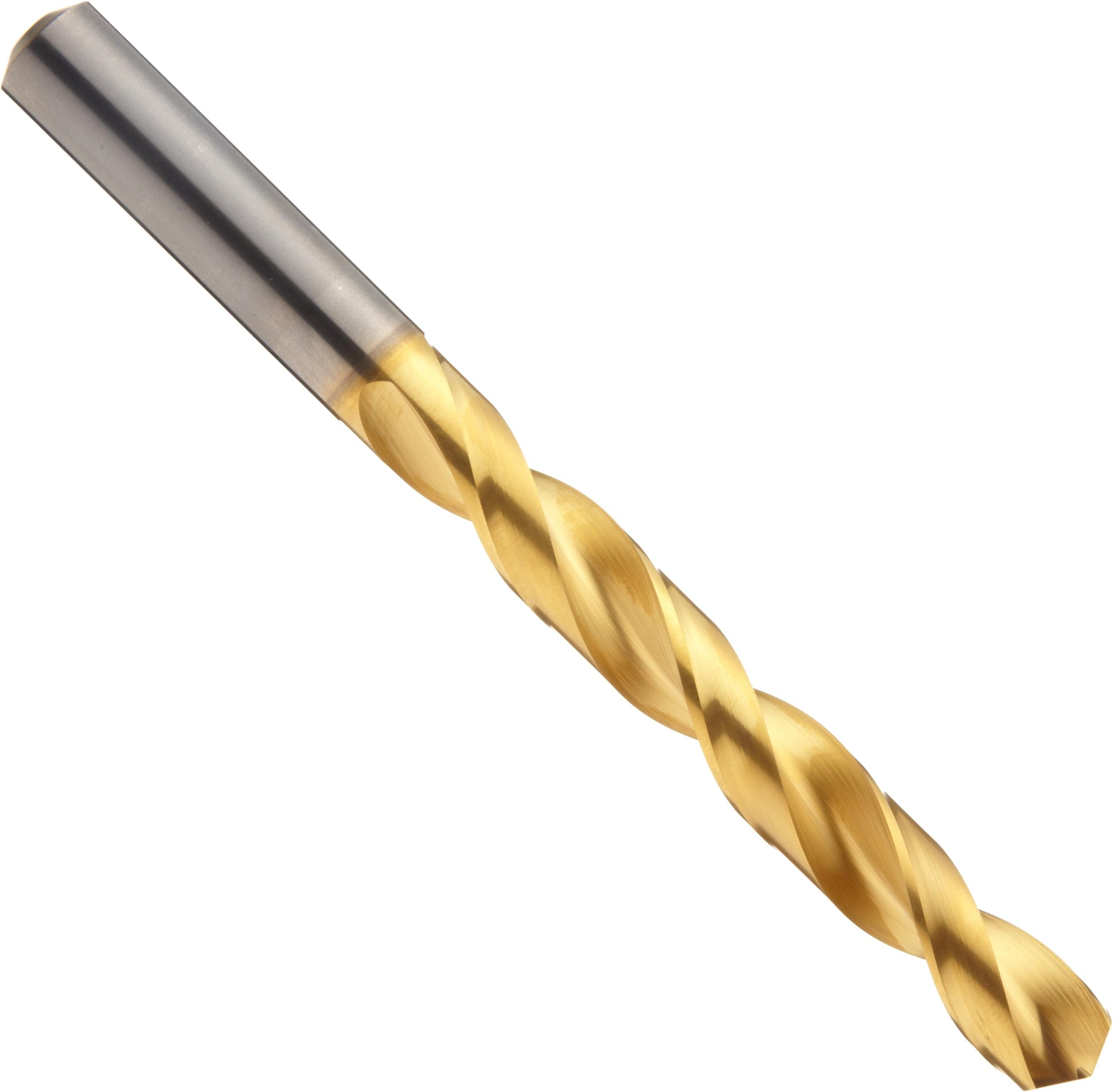 R51012.0 Multi-Application Jobber Length CDX Solid Carbide Drill, Parellel Shank, Cutting Diameter 12 mm, Total Length 151 mm