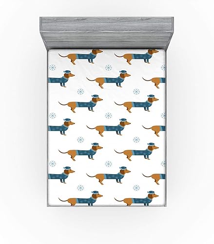 Miniatura 2 de Ambesonne - Sábana bajera ajustable, diversos colores y tres tamaños