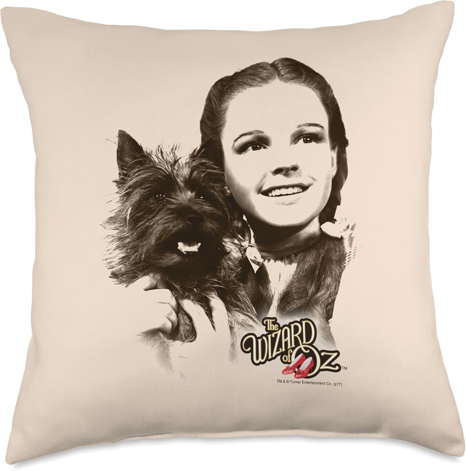 The Wizard of Oz Dorothy & Toto Throw Pillow