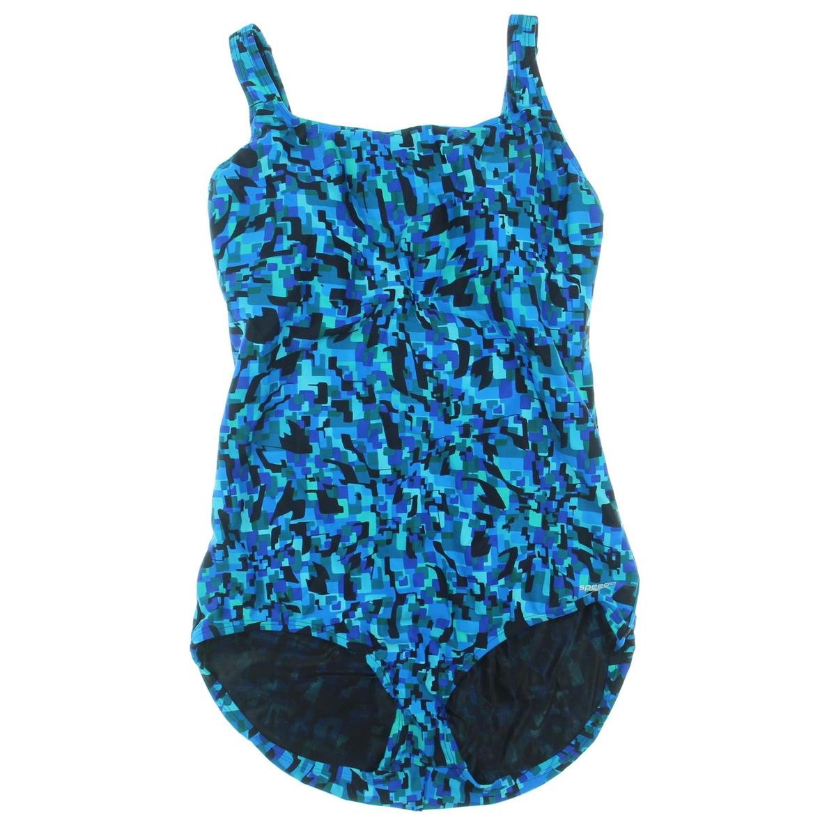 Speedo Women's Powerflex Print Contourback Swimsuit