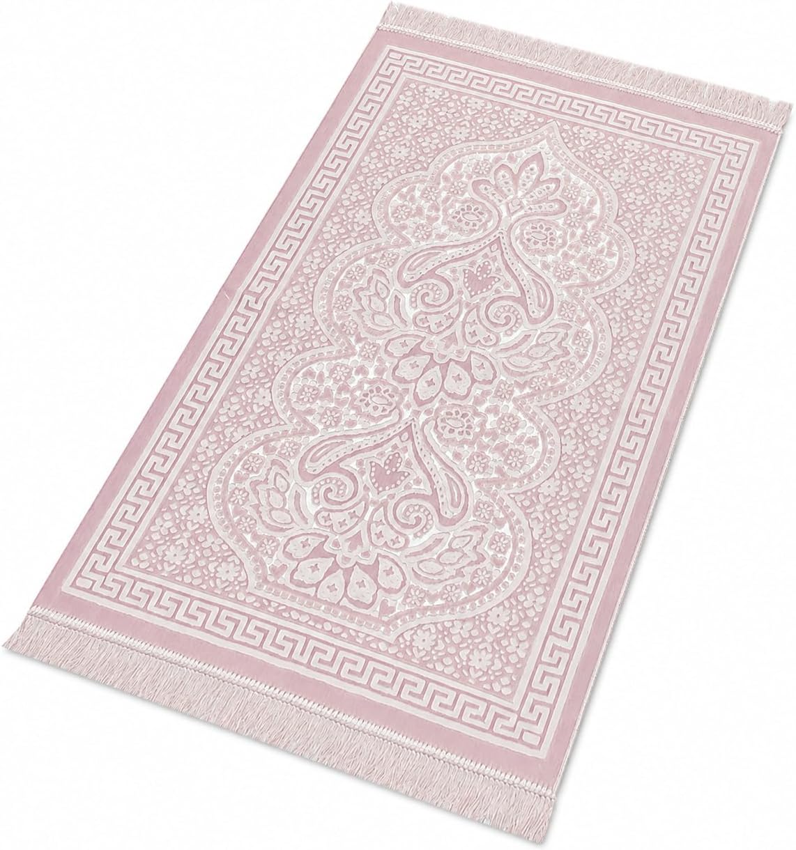 ihvan online, Soft Plush Lux Velvet Muslim Prayer Rug | Thick Janamaz | Sajad...