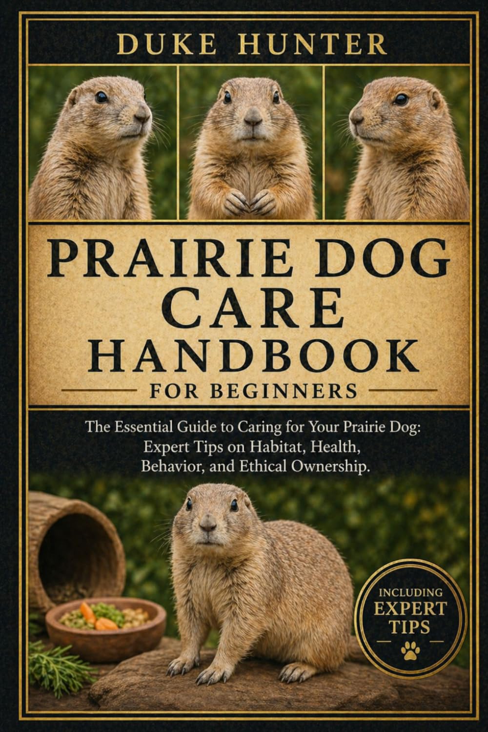 PRAIRIE DOG CARE HANDBOOK: The Essential Guide to Caring for Your Prairie Dog: Expert Tips on Habitat, Health, Behavior, and Ethical Ownership.