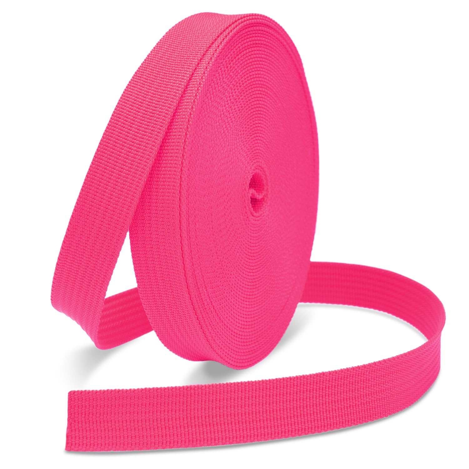 CooBigo 12 Yards Webbing 3/4" &amp; 1" &amp; 1.5" &amp; 2" Polypropylene Webbing Strap 3/4 Inch 1 Inch 1.5 Inch 2 Inch Wide Webbing Strapping for Bags/Lawn Chair/Pool Solar Cover DIY Crafting