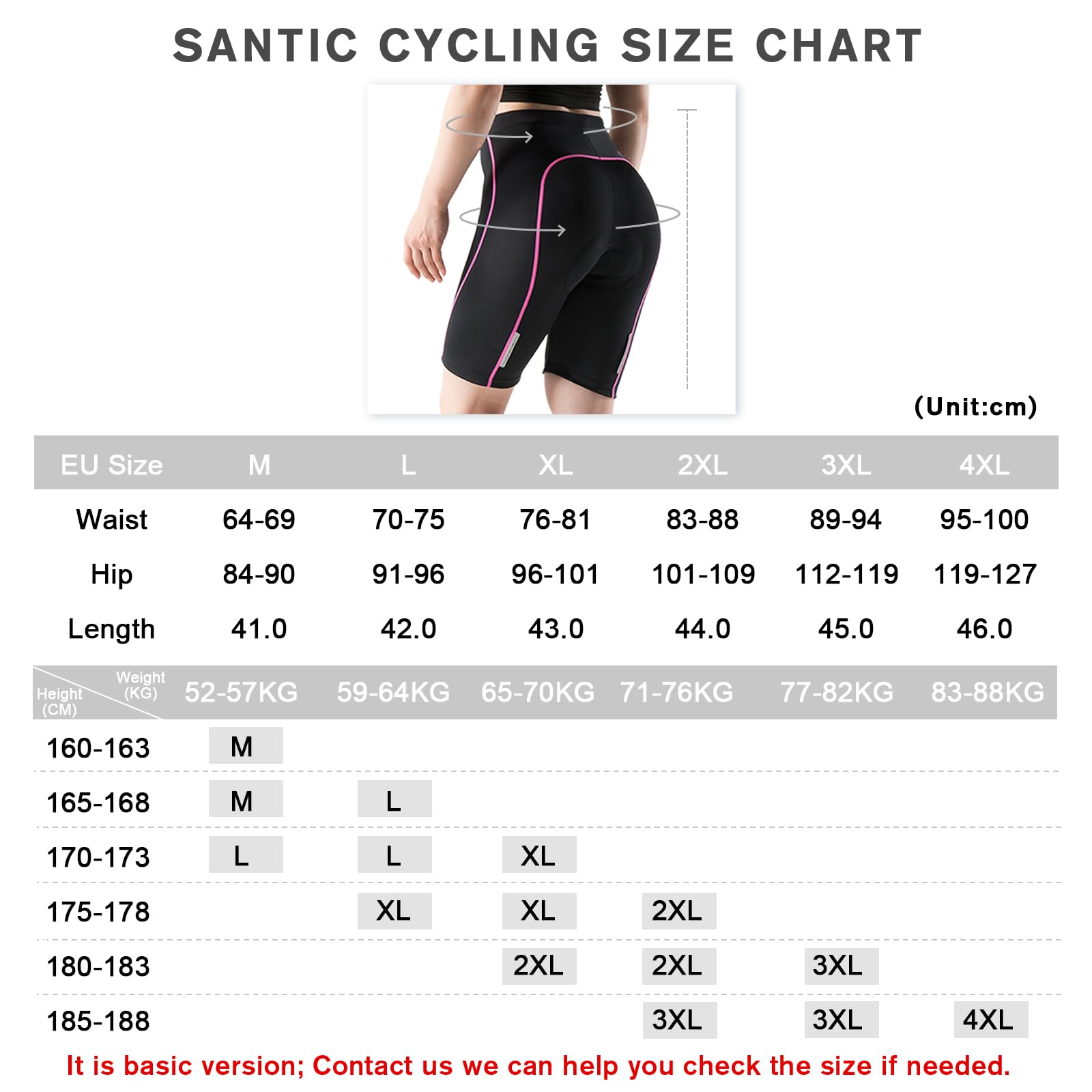 Santic Pantaloncini Ciclismo Donna Imbottiti Pantaloni Bici Donna