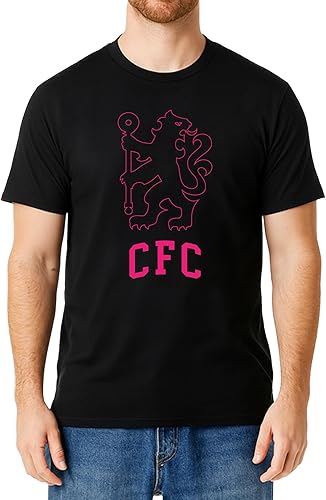 Miniatura 8 de Icon Sports Officially Licensed Chelsea FC Cotton T-Shirt - Unisex Adult 1-azul marino