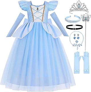 Cinderella Dress For Kids Picks collage image 2
