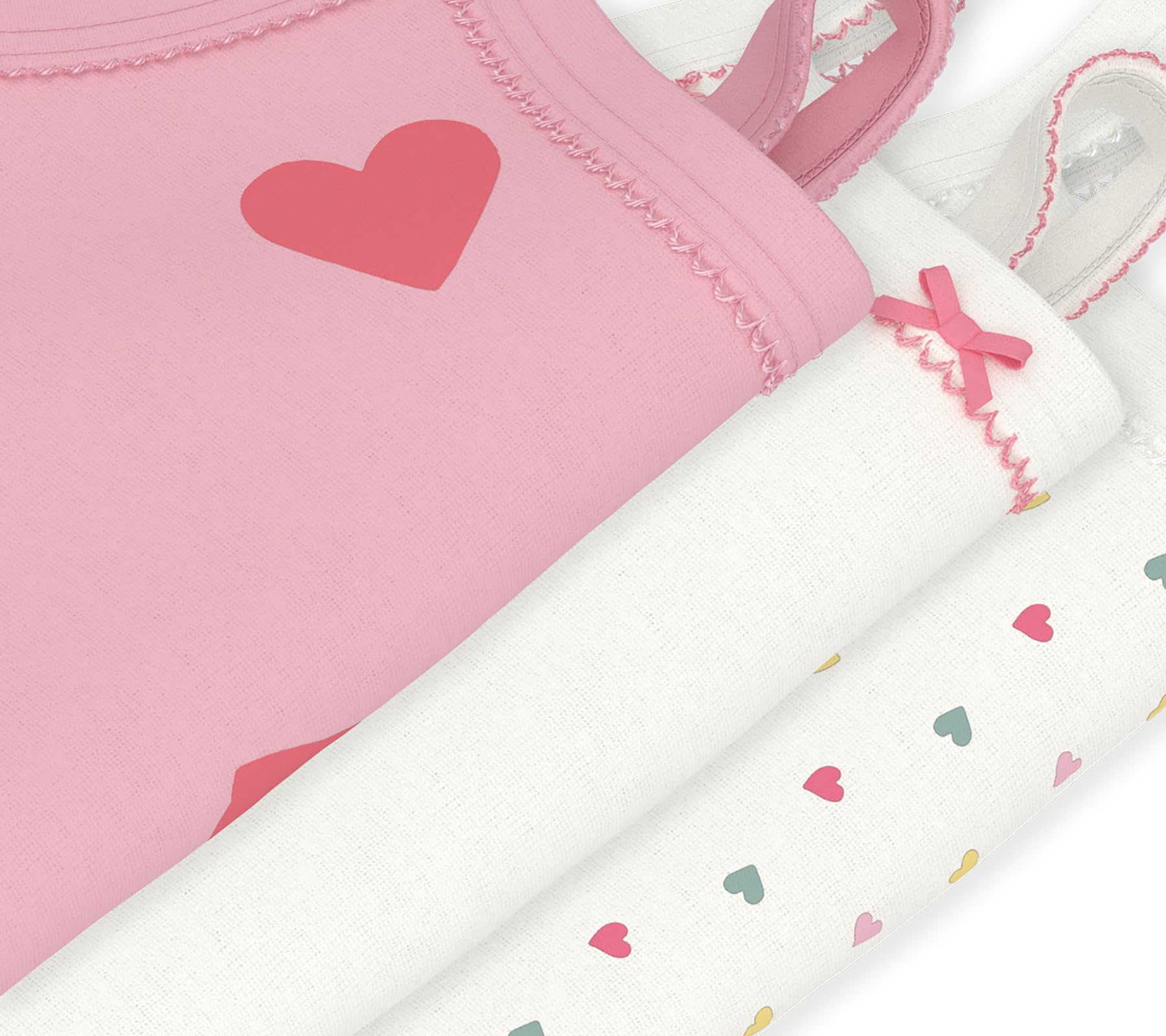 Petit Bateau A0fs1 Biancheria intima GIORNO Bimba 0-24 (Pacco da 3)