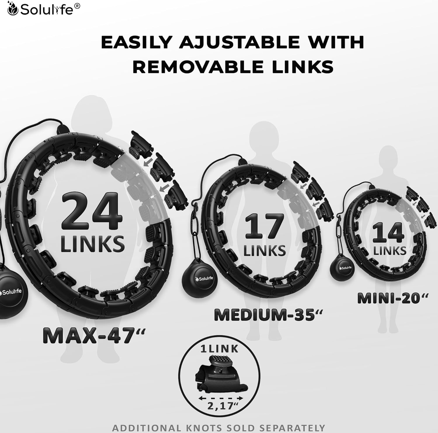 Experience Fitness Excellence with Our Infinity Hoop Plus Size – Weighted Hula Hoop for Weight Loss – Hula Hoop Exercise Ring with ABS – for All the Sizes