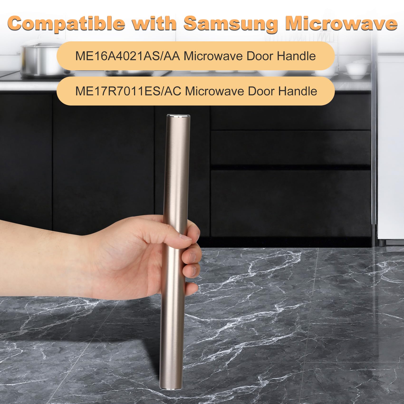 Amazon.com: ME16A4021AS Microwave Door Handle, DE94-04313F