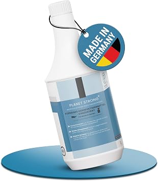 Planet Strong® - 1 Litre Surface Disinfectant Concentrate For Kitchen Bathroom & Surfaces Alcohol-free & Basic Effective Against Bacteria Viruses Fungi Mould & Odours Made in Germany