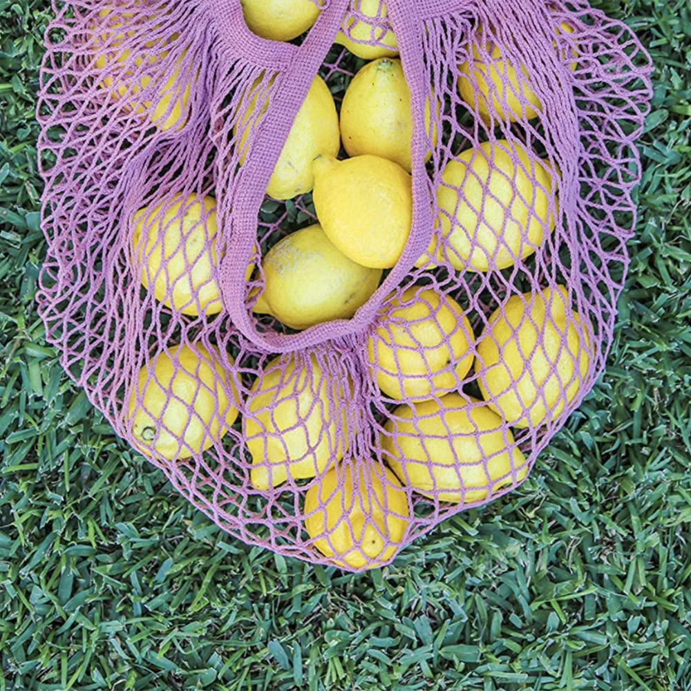 Borsa Della Spesa Riutilizzabile Borsa In Corda Fatta A Mano Per - Foto 5