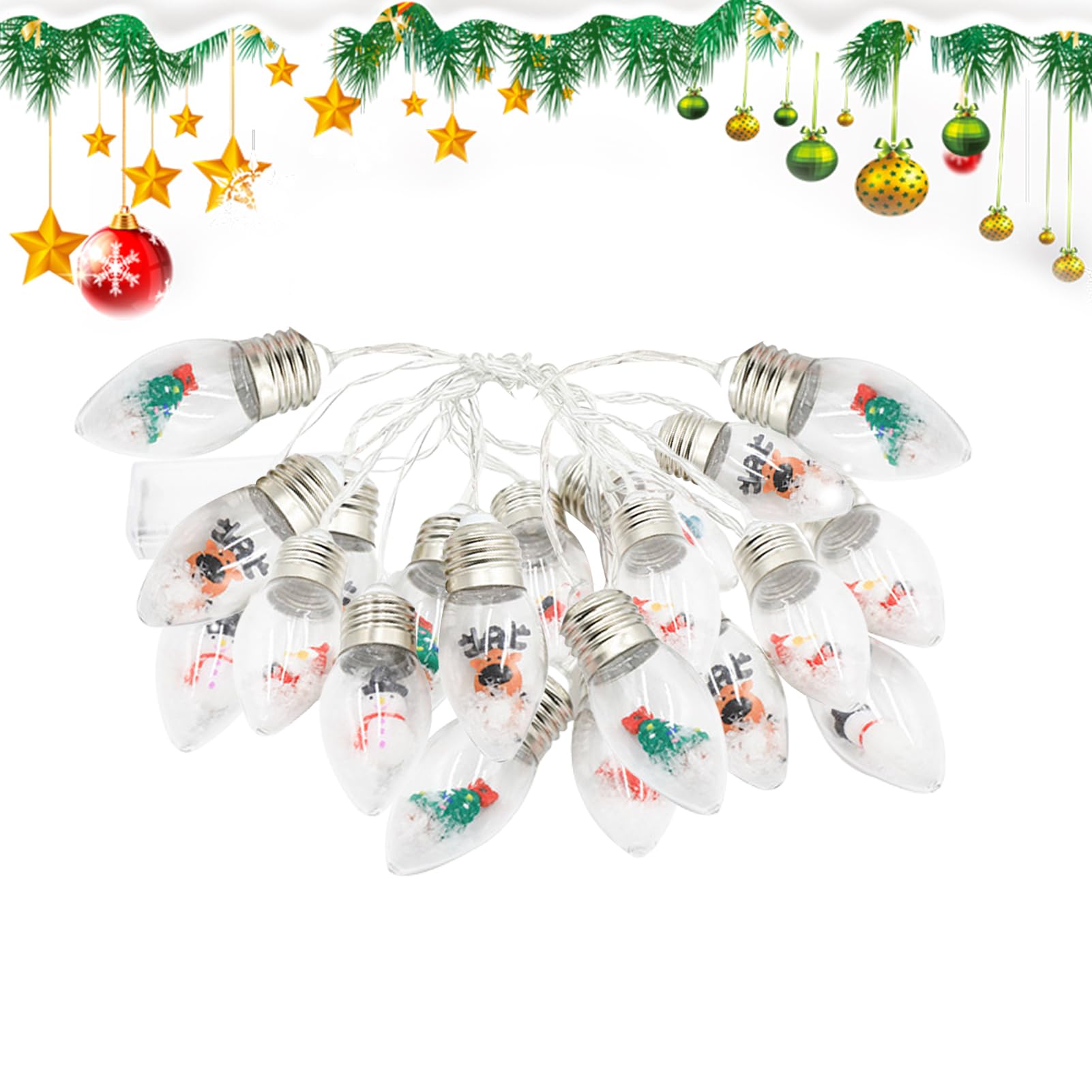 Ampoules LED de 3m pour sapin de Noël et déco extérieure - 8