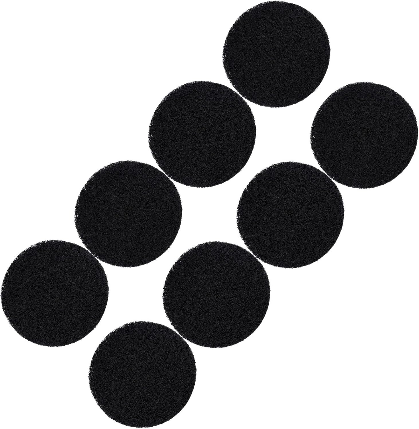 Compost Bin Filters 8PCs Compost Bin Activated Carbon Filter Kitchen Yard 120 * 120MM 160MM Black Cotton Waste Bins Charcoal Filters for Compost Bucket/Scrap Bin Odor-Control Parts(Square)