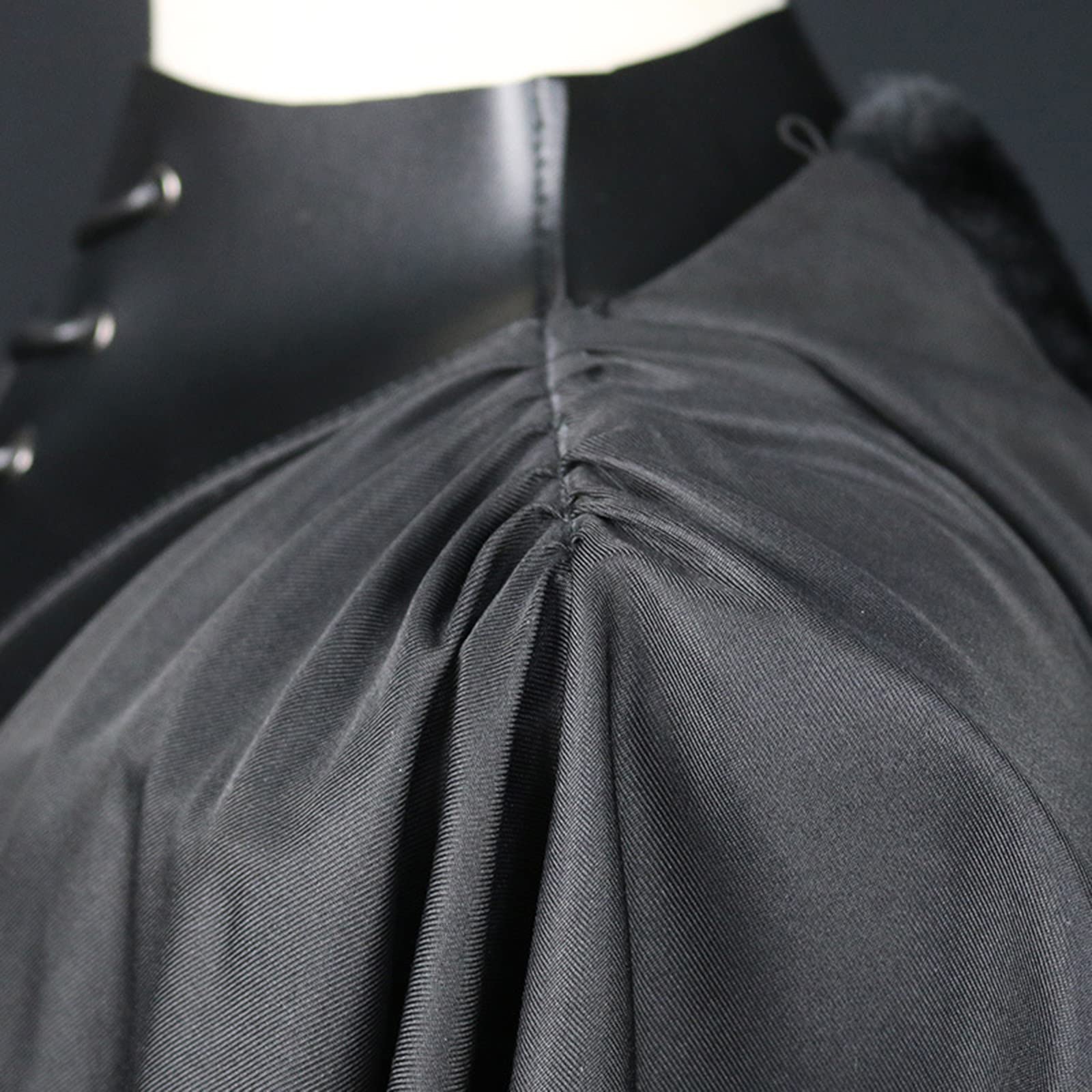 Sciarpa da uomo con cappuccio, nera, per Halloween, accessorio da uomo