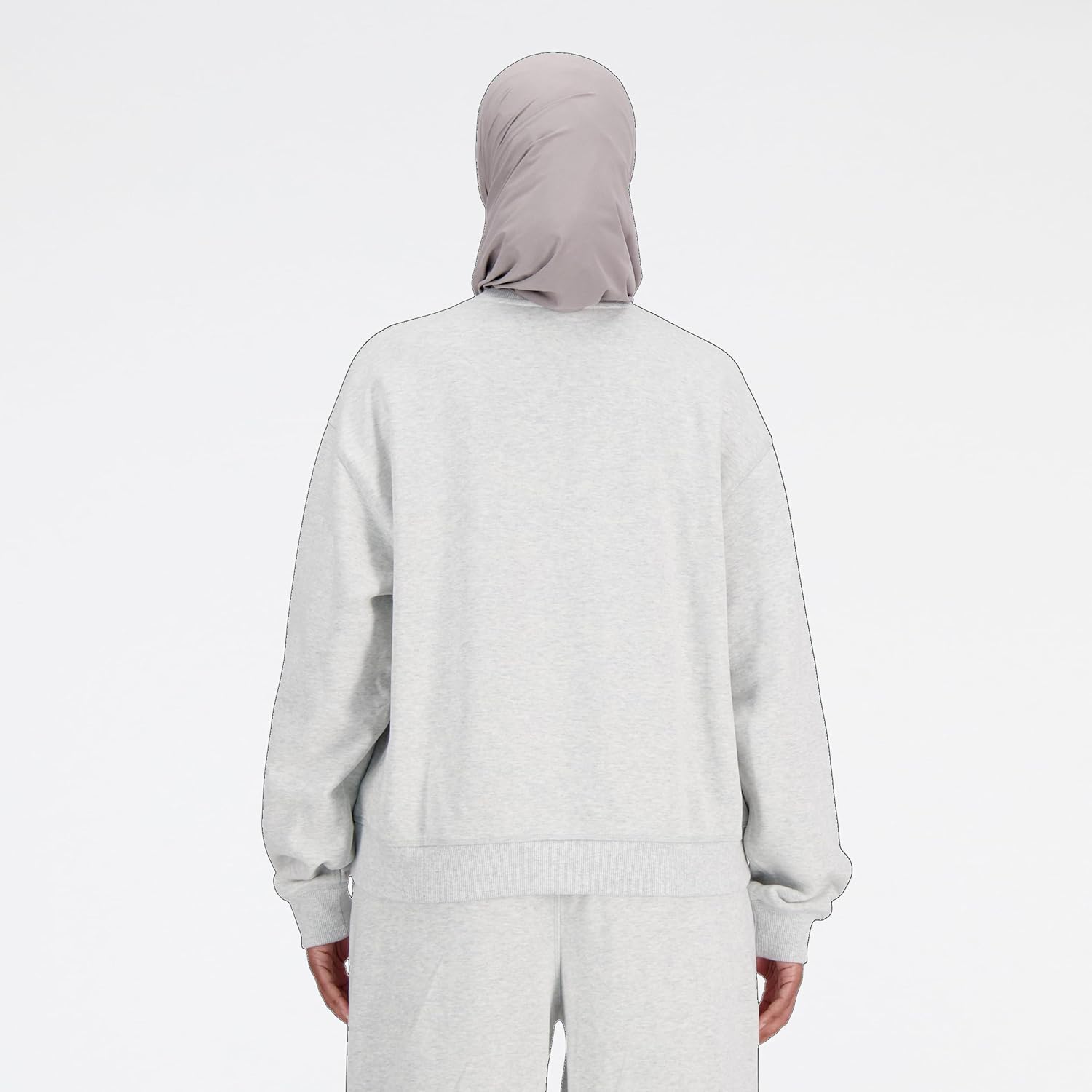 New Balance Womens Athletics French Terry Crew - Image 2