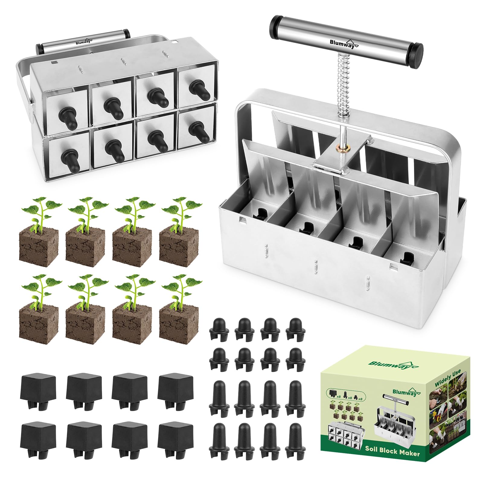 Ladbrooke Handheld Mini 4 Bodemblok met Nieuwe Handgreep is Makkelijker op Handen