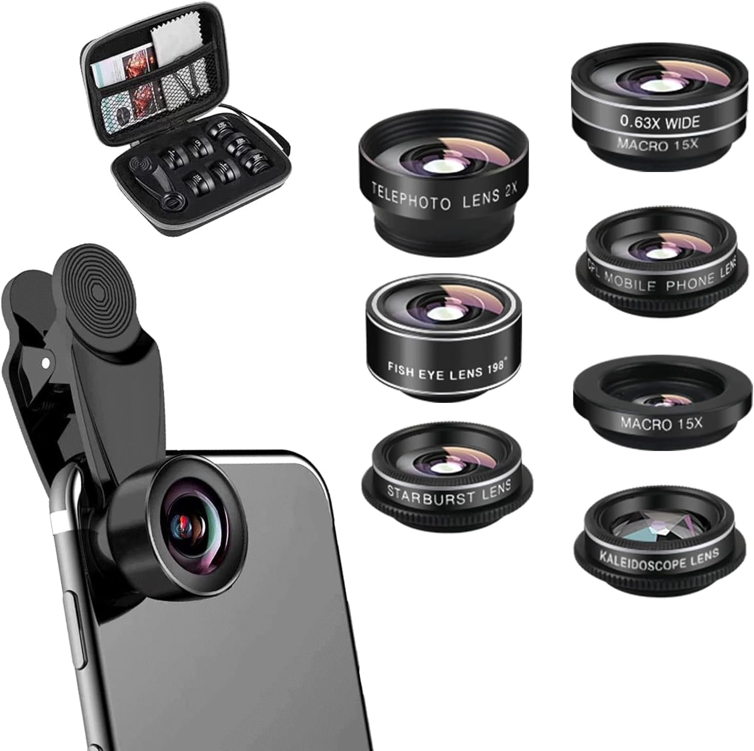 52MM 0.43X Wide Angle & 2.2X Telephoto Lens For Nikon D5100 D5000 D3200 D3100