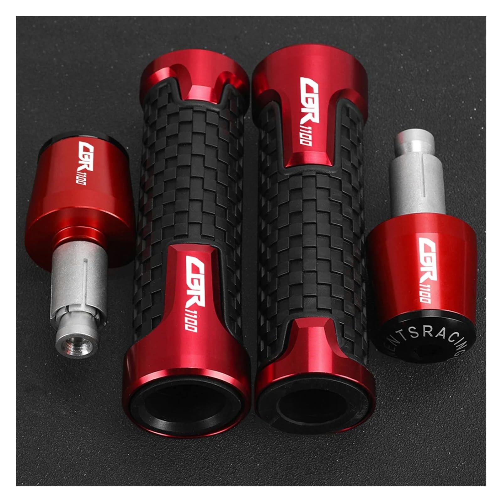 manija del Acelerador de la Motocicleta para CBR1100XX/BLACKBIRD 1997-2007 Empuñaduras De Manillar Motocicleta Extremos Agarre Tapas Deslizantes Enchufe