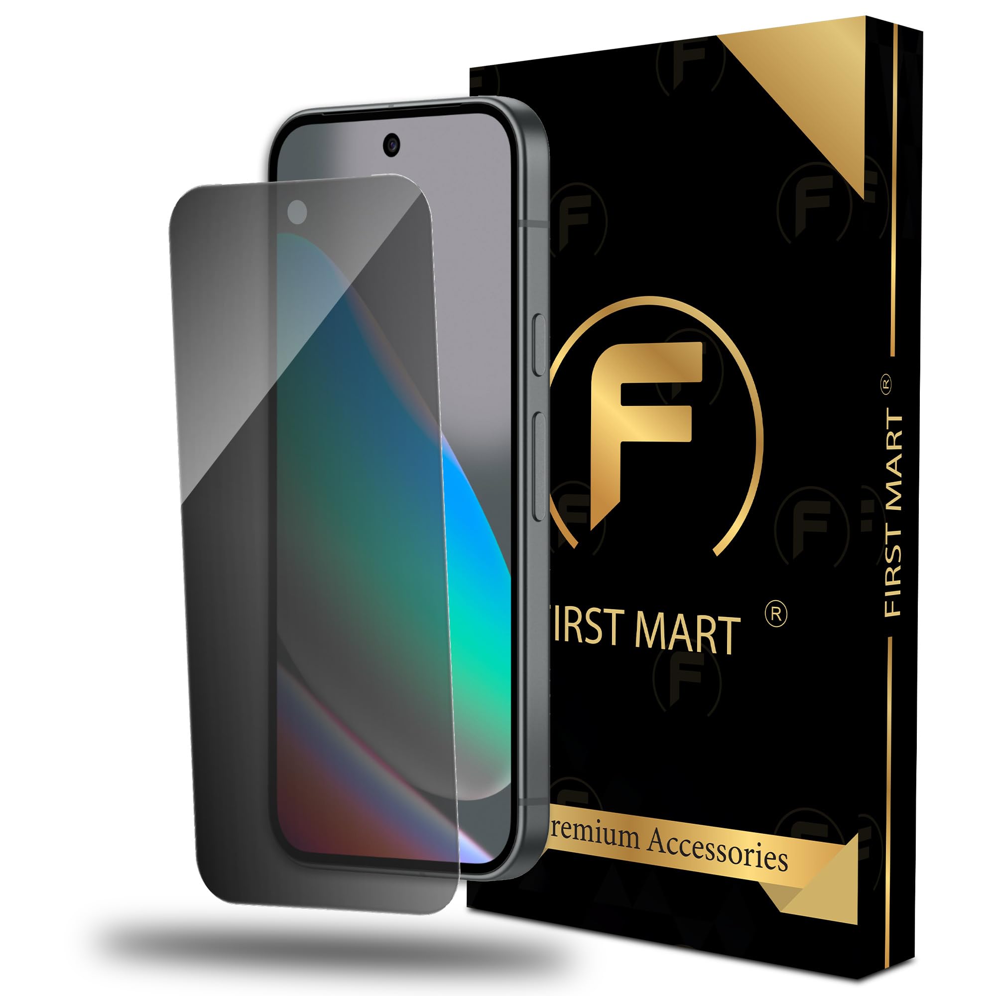 FIRST MART Borderless Privacy Tempered Glass for Google Pixel 10 & Pixel 10 Pro | Anti-Spy Edge-to-Edge Screen Protector, Case-Friendly, Scratch Resistant | Pack of 1-picture-38