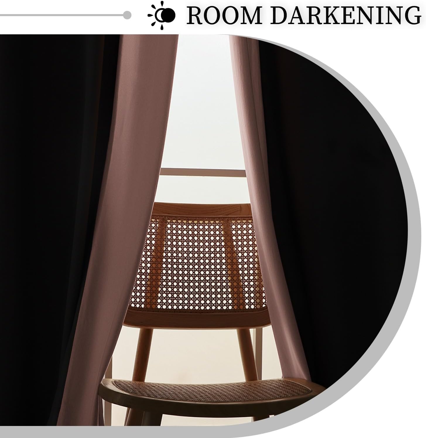 VANASEE Velvet Curtains for Bedroom Grey Pink 5263 inch Soft Blackout Thermal Insulated Curtains Window Treatment for Bedroom