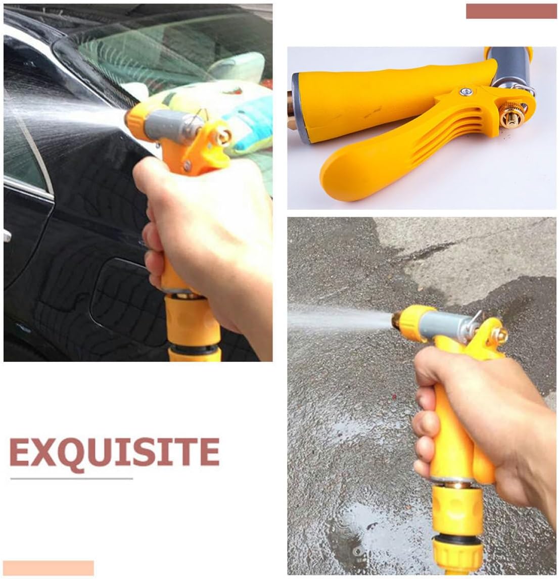 Metal High Pressure Hose Nozzle for Car and Deck Cleaning