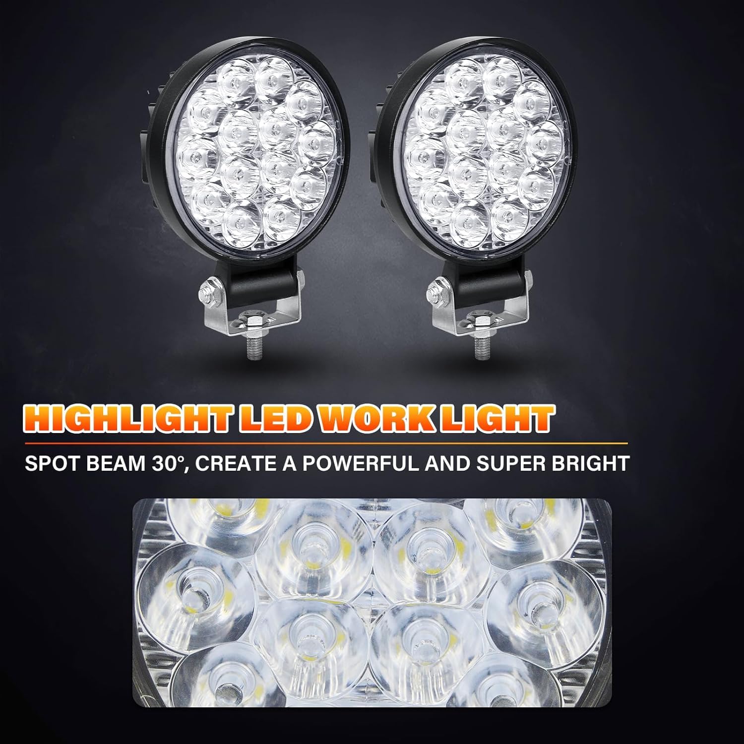 Willpower 42'' 240W incurvée Barre de Led avec 12V faisceau de câblage