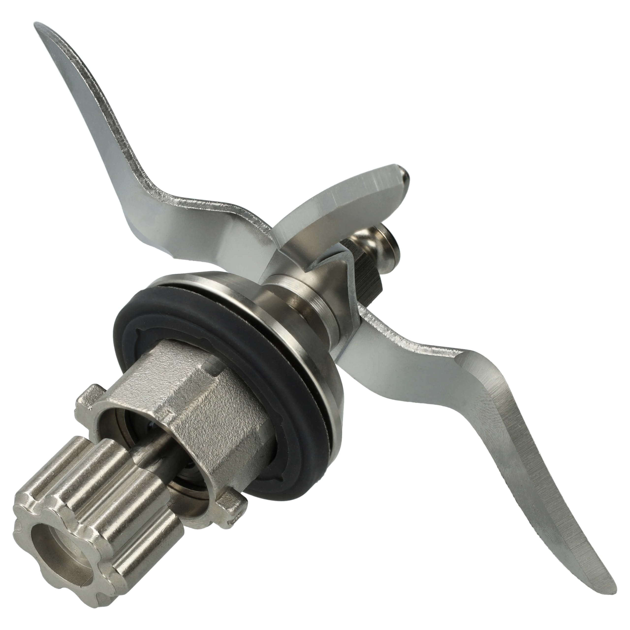 vhbw gruppo lame compatibile con Silvercrest SKMK1200C3, 389505, SKMK1100A1 robot da cucina - Con 4 lame in acciaio inox