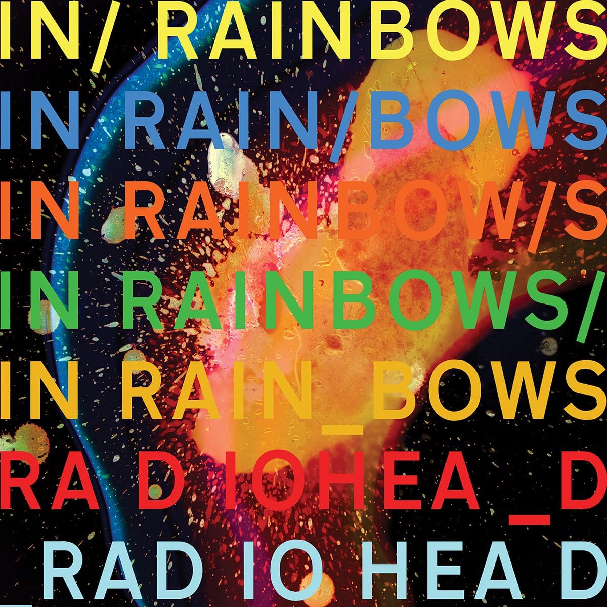 Radiohead - In Rainbows - Album Cover POSTER - Measures 12 x 12 inches