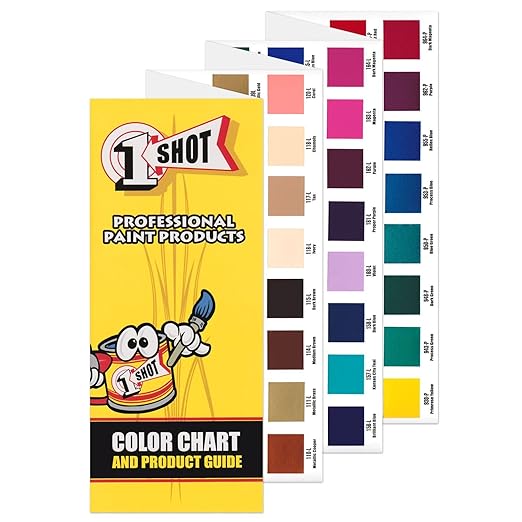 One Shot Paint LETCHART Lettering Color Chart Amazon.in Home