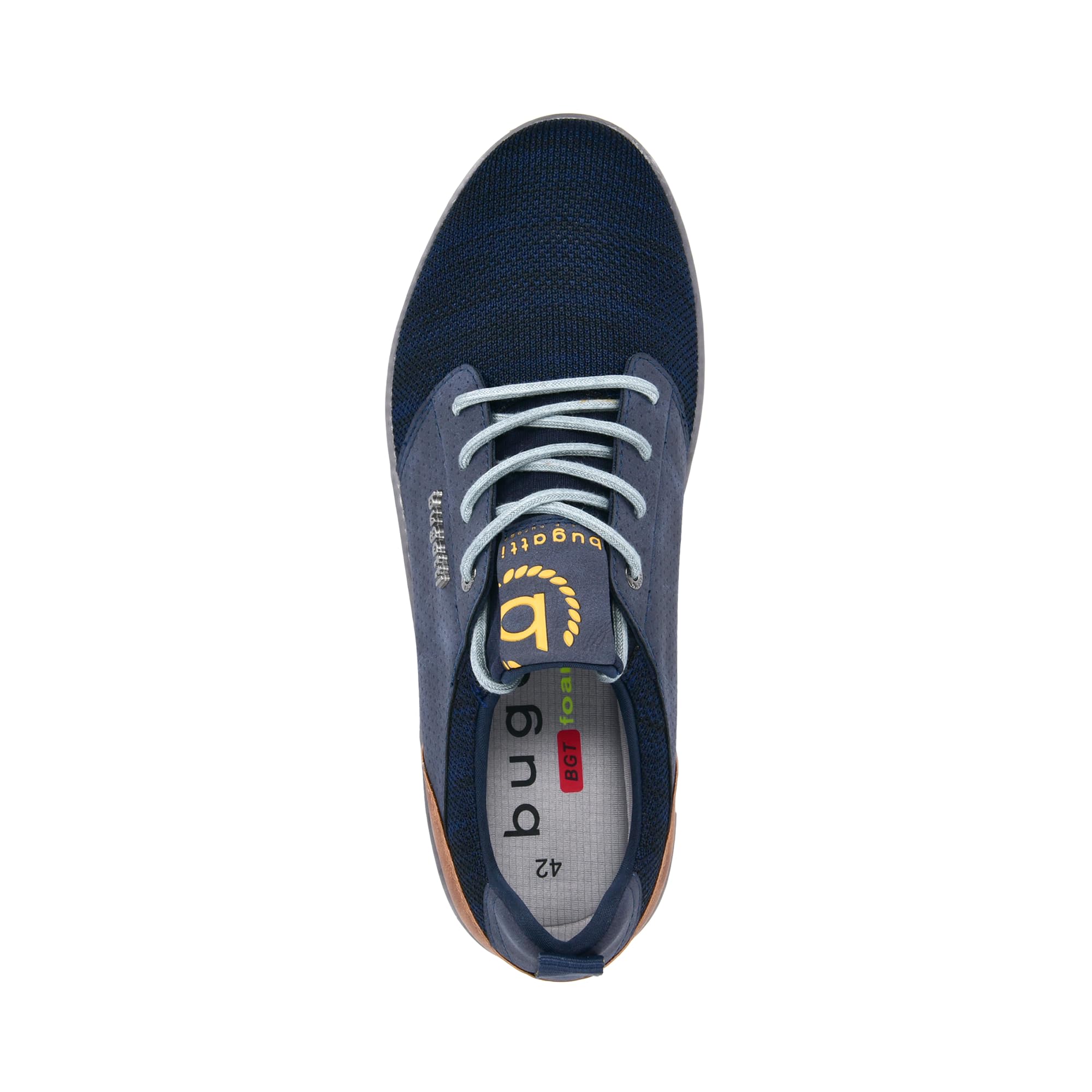 bugatti man Herren sportliche Schnürer, Männer Schnürhalbschuhe, Wechselfußbett