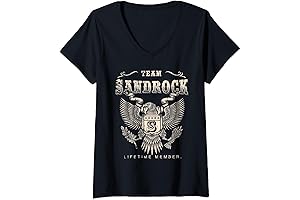 Womens Team Sandrock Lifetime Member V-Neck T-Shirt
