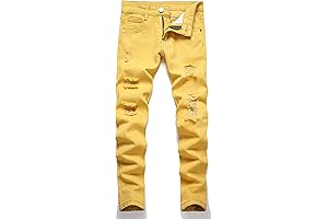 NOVOCCT Boys' Ripped Skinny Stretch Jeans: The Ultimate Style and Comfort Combo