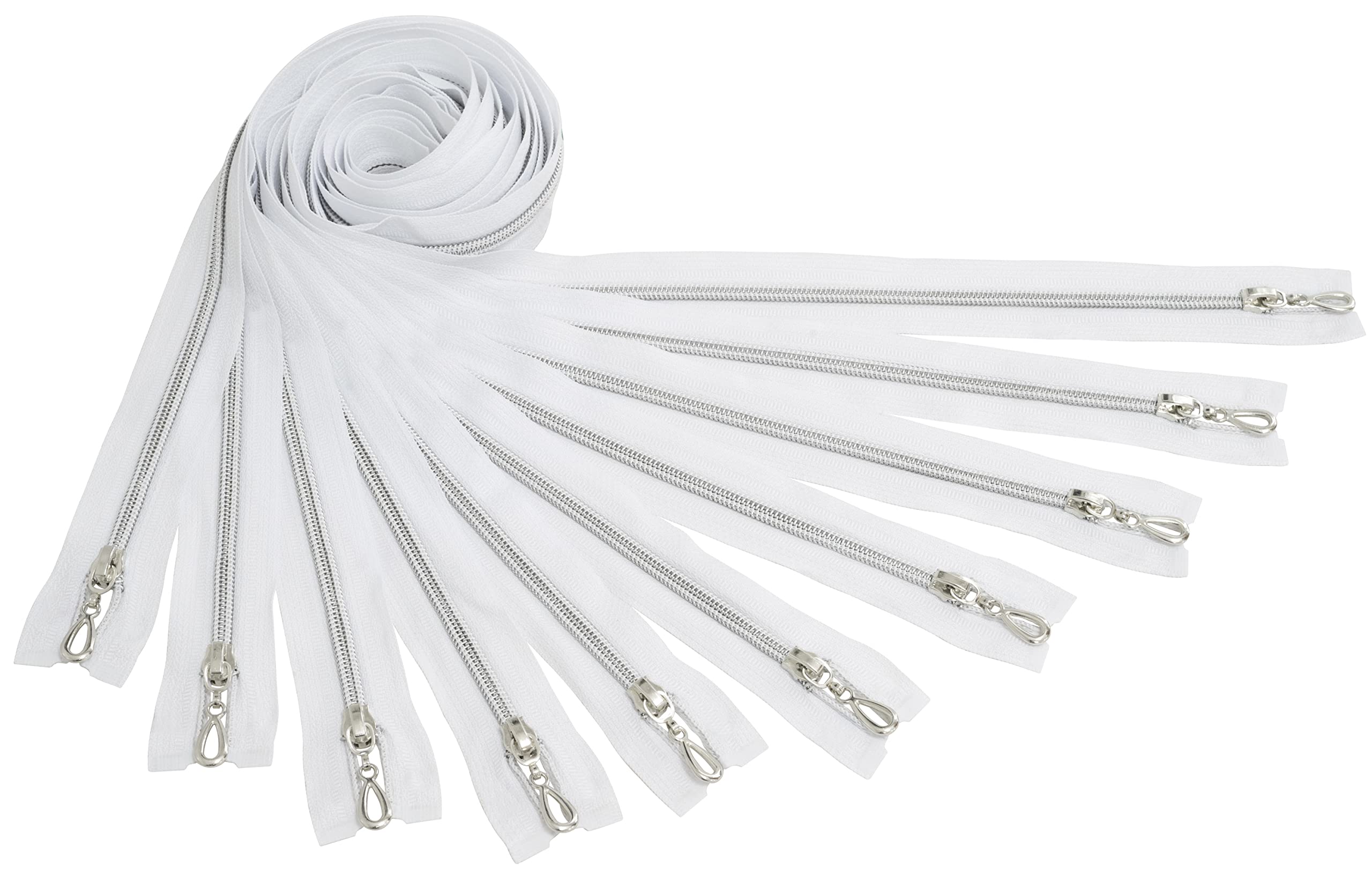 AERZETIX Set Mit 25 Drehbaren Kabelbindern – ∅14-16,5 Mm, Wiederverwendbar, Weiß, Aus Kunststoff
