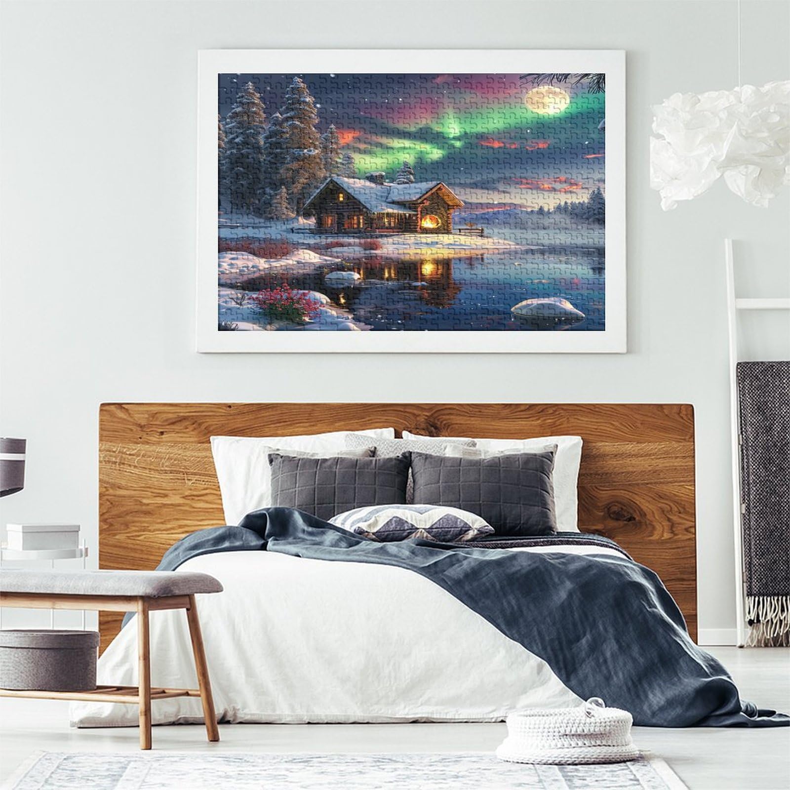 Aurora Lodge Puzzles, Puzzle 1000 sztuk puzzli dla dorosłych, kolekcja wyzwań, niemożliwe puzzle, wysokiej jakości druk 1000 sztuk (75 x 50 cm)