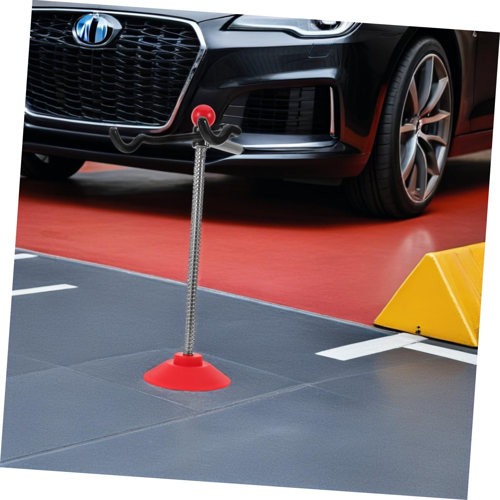 ULTECHNOVO Support de Volant Réglable Stabilisateur Pédale de Frein, Outil Compact D'alignement de Direction pour Suv et Voitures, Équipement Professionnel D'entretien Automobile, Outil