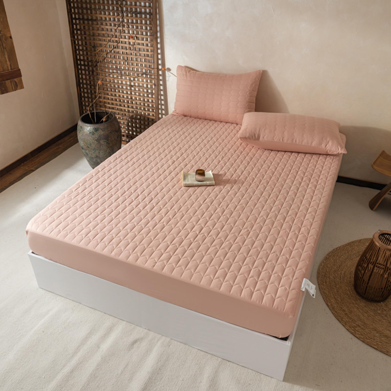 Spannbettlaken 120x200 Khaki Baumwolle Doppelbett