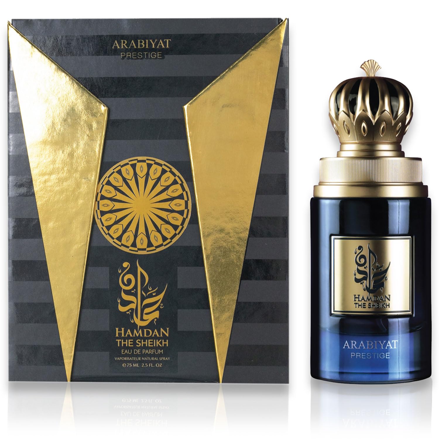 Arabiyat Hamdan The Sheikh Eau de Parfum 75ml – Unisex Natural Spray Perfume with Bergamot, Mandarin & Elemi Notes for Fresh, Citrus, Long-Lasting Fragrance-image-13