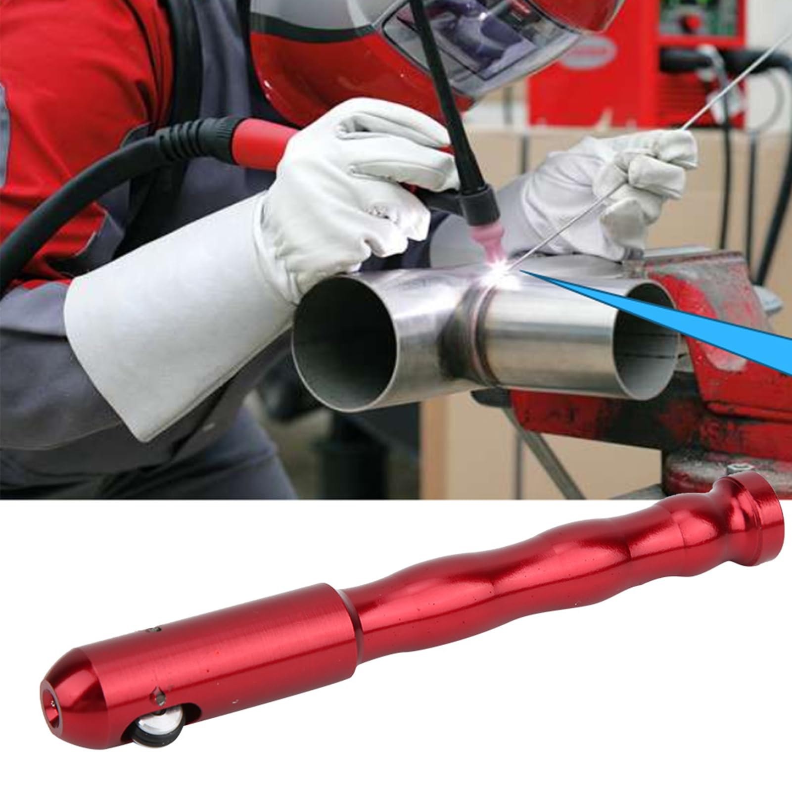 TIG Welding Wire Feed Pen, sturdy Finger Feeder, Compact Lightweight Design, Anodized Rustproof Finish, Ergonomic Anti slip Grip, Quick Easy Wire Feed for 1.0 3.2mm Welding Wire