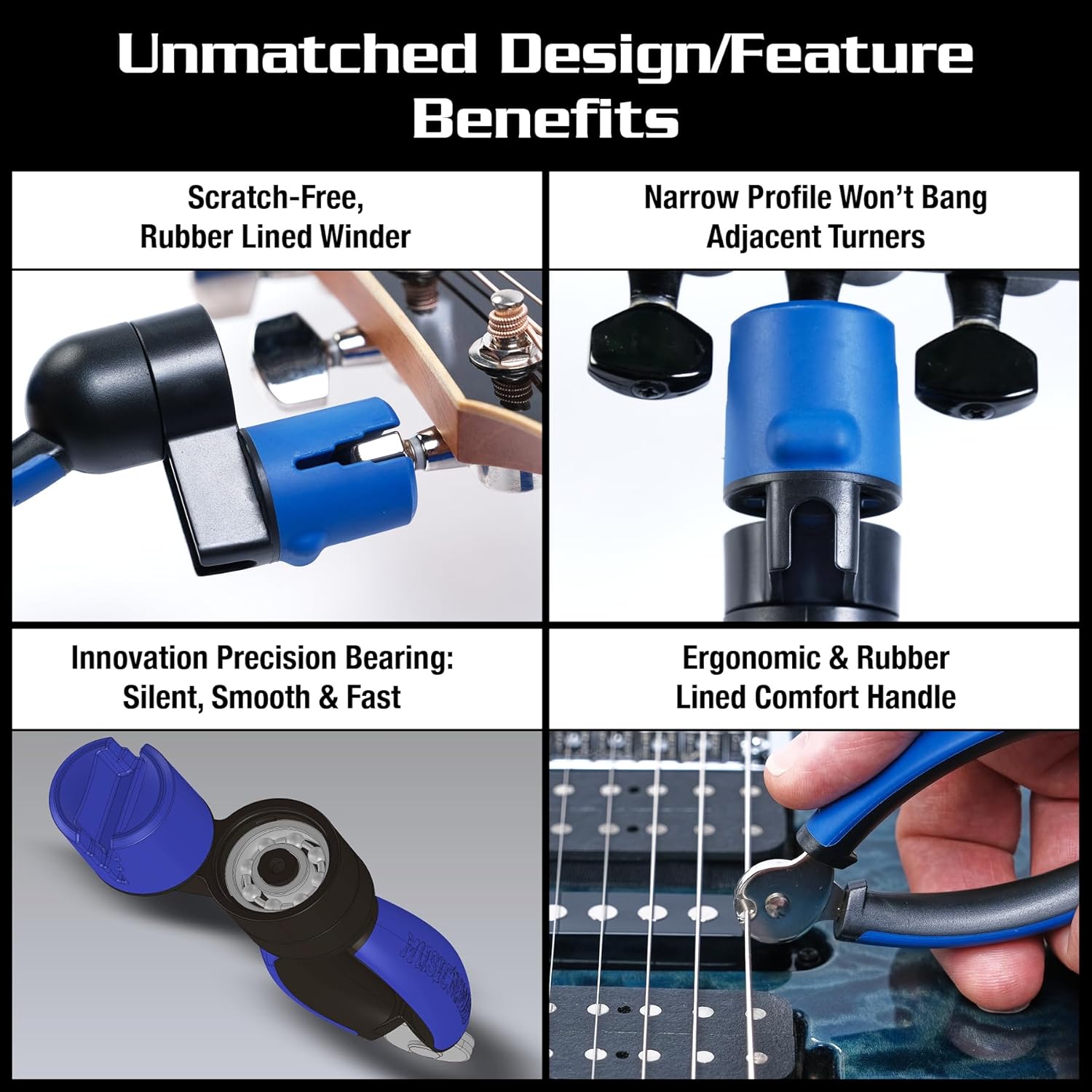 MusicNomad 8 pc. Guitar Care Starter Kit for Cleaning, Repair & String Changing Tools, Guitarist Gift Set (MN299)