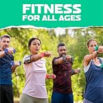 Yes4All Neoprene Coated Dumbbell Hand Weight Sets of 2 - Multiple Weight Options with 15 Colors, Hexagon Shape, Anti-roll, Anti-Slip