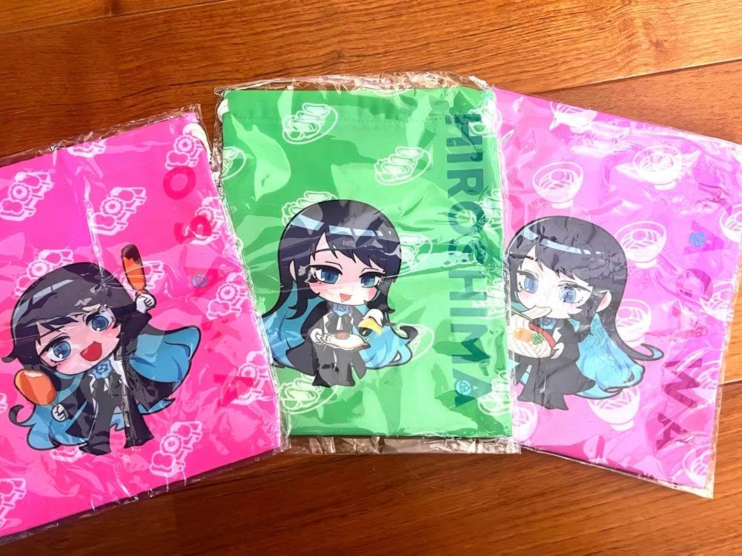 Ado アド ライブ限定グッズ ご当地巾着 巾着袋 大阪 広島 香川 マーズ