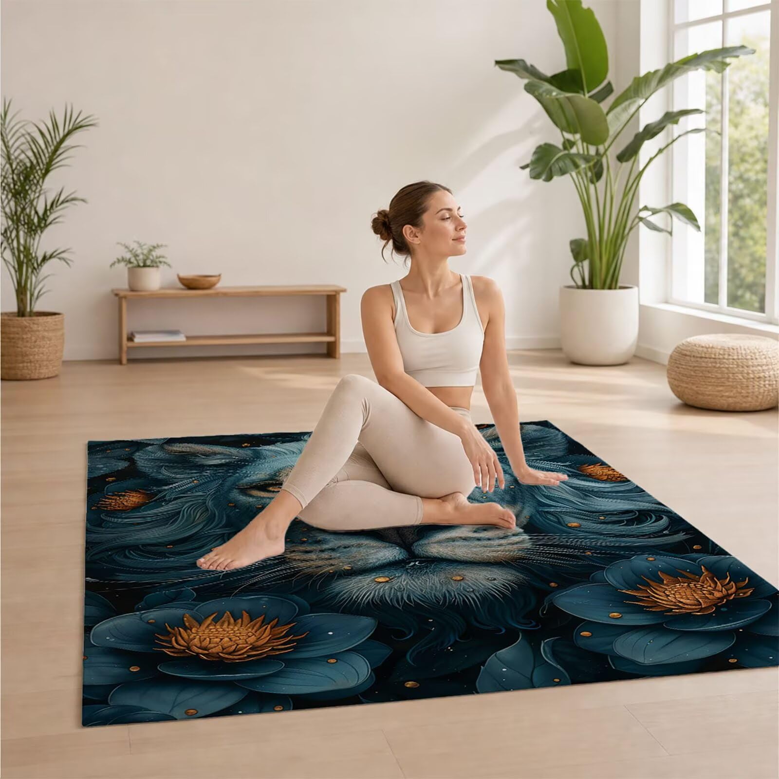 León Toalla Playa 220 x 160 Resistente a la Arena Secado rápido Ligero, Toalla Playa Grande 160x220cm Suave Cómodo como Gym Yoga Sauna Toallas Baño Grandes Exterior Travel Essentials Animal XTLS-5429