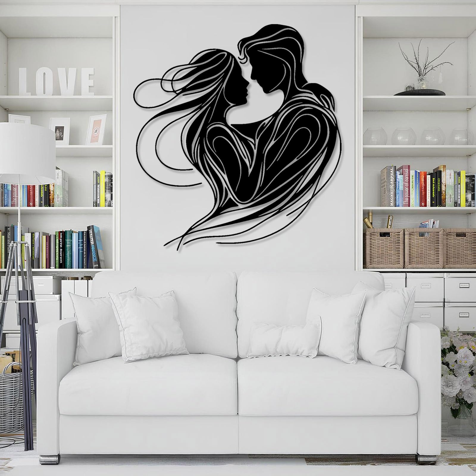KISS キッスWALL SCULPTURE 直筆サイン入り　壁掛　4つセット Amazon.com: Couple Kissing Metal Wall Art, Love Metal Wall Decor