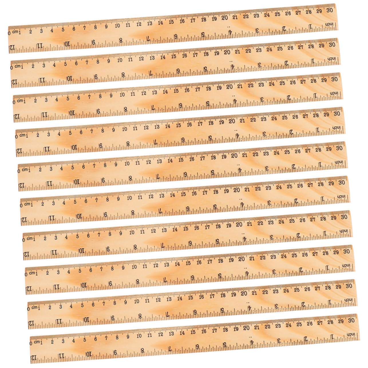 Yardstick 72pcs Tailor Teaching Wooden Ruler Wooden Rulers