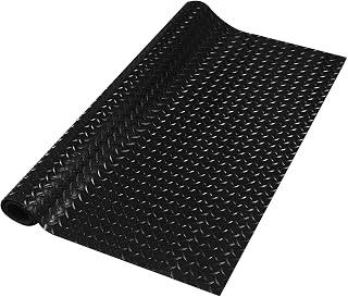 65"*40" Under Grill Mats for Outdoor Grill,2.0mm Thick Heavy Duty Non-Slip PVC Grill Matt for Outdoor Grill Deck Protector,Extra Large Rubber Outdoor Grill Mat